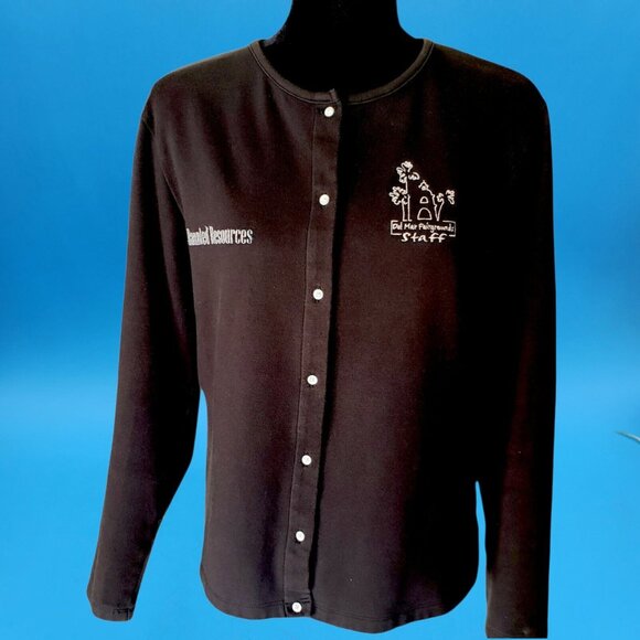 Scream Zone Staff Jacket Halloween Haunted Resources De Mar Fair Grounds XL - Picture 3 of 12